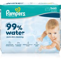 Pampers 99% Water Baby Wipes vlažni čistilni robčki za otroke 3x60 kos