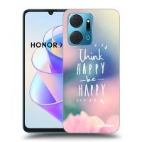 Silikónový prehľadný obal pre Honor X7a - Mysli pozitívne!