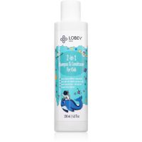 Lobey Kids šampon in balzam 2 v1 za otroke 200 ml