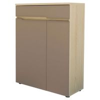 Voleo SKRINKA NA TOPÁNKY, taupe, farba duba, 80/107/38 cm