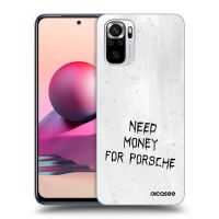 Silikónový prehľadný obal pre Xiaomi Redmi Note 10S - White Fuel