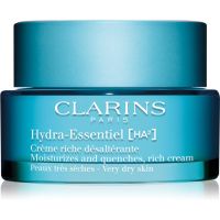 Clarins Hydra-Essentiel [HA²] Rich Cream bogata vlažilna krema za zelo suho kožo 50 ml