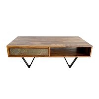 Livetastic KONFERENČNÝ STOLÍK, farba indického palisandra, drevo, 115/60/38 cm