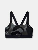 Under Armour Bra UA Rush Mid Camo Bra-BLK - Ladies