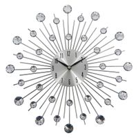 Ambia Home NÁSTENNÉ HODINY, strieborná, 33 cm