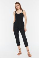 Trendyol Black Strap Woven Jumpsuit