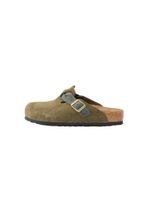 BIRKENSTOCK Natikače s potpeticom 'Boston LEOI/LEVE'  maslinasta / kraljevski zelena
