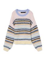 VERO MODA Pulover 'BONBON'  nebesko plava / roza / crna