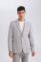 DEFACTO Slim Fit Slim Fit Lined Buttoned Blazer Jacket