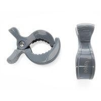 Zopa Multifunctional Stroller Clamps večnamenska zaponka Grey 2 kos