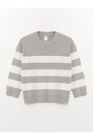 LC Waikiki Lw - Crew Neck Striped Baby Boy Knitwear Sweater