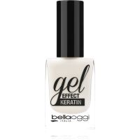 bellaoggi Gel Effect Keratin Nail Polish körömlakk árnyalat White Angel 10 ml