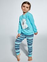 Pyjamas Cornette Kids Girl 594/166 Sweet Puppy length/r 86-128 turquoise