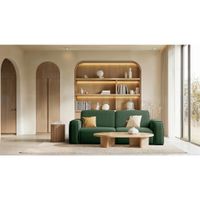 Livetastic ROZKLADACIA POHOVKA, textil, tmavozelená