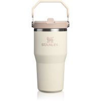 Stanley IceFlow™ Flip Straw 2.0 Tumbler термопляшка з неіржавної сталі Cream 590 мл
