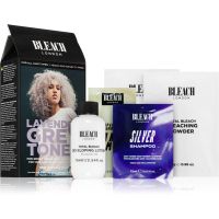 Bleach London Toner Kit semi permanentna barva za lase za blond lase odtenek Lavender Grey 1 kos