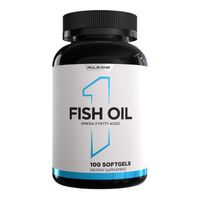 RULE 1 - R1 Fish Oil Omega 3 Fatty Acids - 100softgels.