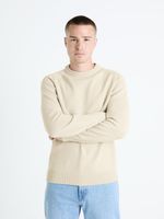 Celio Febasic Pullover Beige