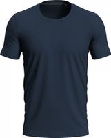 Stedman® Vypasované pánské tričko Clive s úzkými lemy, elastan 5 %, 170 g/m Barva: modrá půlnoční tmavá, Velikost: M S9600