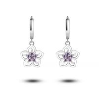 Olivie Strieborné náušnice VIOLET 7133