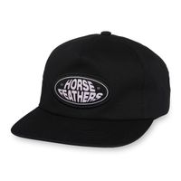 HORSEFEATHERS Kšiltovka Steal - black BLACK