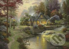 Stillwater Cottage - Thomas Kinkade - puzzle z kategorie Umělecké