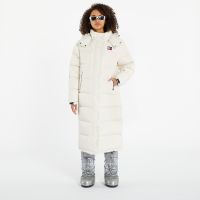 Παλτό Tommy Jeans Alaska Long Puffer Beige S