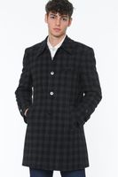 PLT7226 DEWBERRY BATTAL COAT-STRIPED ANTHRACITE