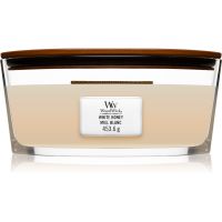 Woodwick White Honey mirisna svijeća s drvenim fitiljem (hearthwick) 453 g