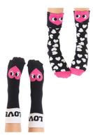 mshb&g Love Heart Girl's 2-Piece Socks Set