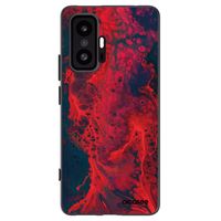 Silikónový čierny obal pre Xiaomi 11T - Organic red