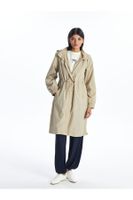 LC Waikiki Lcw Women's Hooded Plain Raincoat