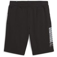 Puma ESSENTIALS + LOGO LAB SHORTS 10 Мъжки трикотажни къси панталони, черно, размер