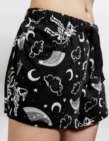 damenshorts (Pyjama) KILLSTAR - Mondbogen - Schwarz 4XL