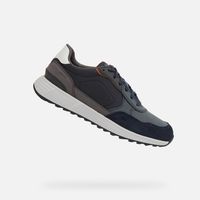 Blue Men's Casual Shoes Geox Molveno - Men