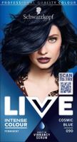 Schwarzkopf боя за коса - Live Intense Colour - 090 Cosmic Blue