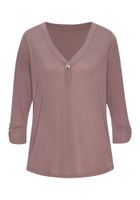 LASCANA Majica  sivkasto ljubičasta (mauve)