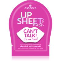 essence LIP SHEET Sheet maska za usne 01 CAN`T TALK! 1 kom