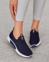 Resti Granatowe damskie buty sportowe slip-on Palomena - Obuwie