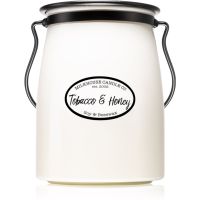 Milkhouse Candle Co. Creamery Tobacco & Honey lumânare parfumată Butter Jar 624 g