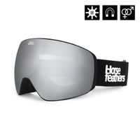 HORSEFEATHERS Okuliare na snowboard Scout - black/mirror silver BLACK