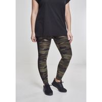 Women's Camo Leggings Stripe woodcamo/blk