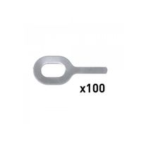 Rovná hliníková vytahovací oka GYS AL SPECIAL 1,5 mm pro ARC PULL - 100ks
