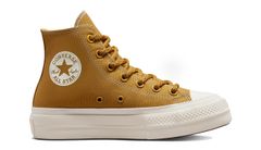 Converse Chuck Taylor All Star Lift Workwear Textiles High Top Femei - Adidași Converse - Galben - A04363C-6.5 - Size: 6.5