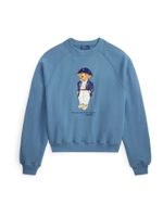 Polo Ralph Lauren Sweater majica 'ISLAND FLC'  plava / mornarsko plava / moka smeđa / bijela