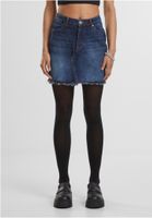 Women's Heavy Mini Denim Skirt Navy Blue