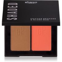 BPerfect Shaded Powder Bronzer & Blush Duo bronzer in rdečilo odtenek 02 Medium 7 g