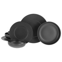 Creatable JEDÁLENSKÝ SERVIS Unico Schwarz 8-dielne