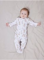 Bílý vzorovaný holčičí overal name it Night Suit - Holky