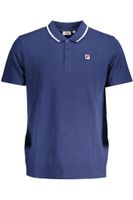 Niebieskie koszulki polo męskie FILA